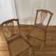 Paire de chaises cannées Art Déco