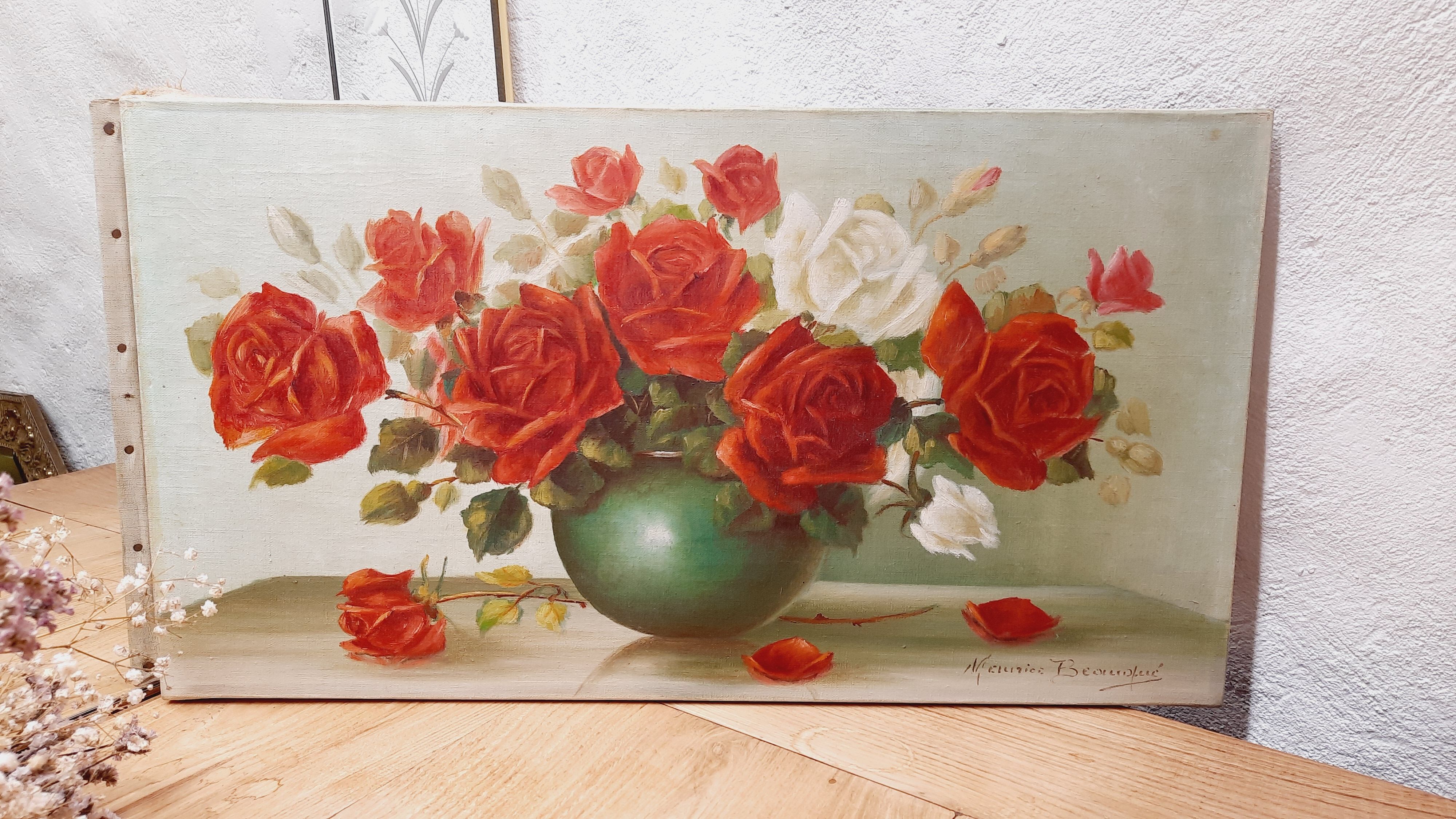 Still life bouquet of roses