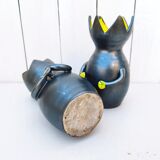 Pair of ceramic anthropomorphic vases