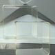 Side table, cube shelf in plexiglass by Michel Dumas, France 70s
