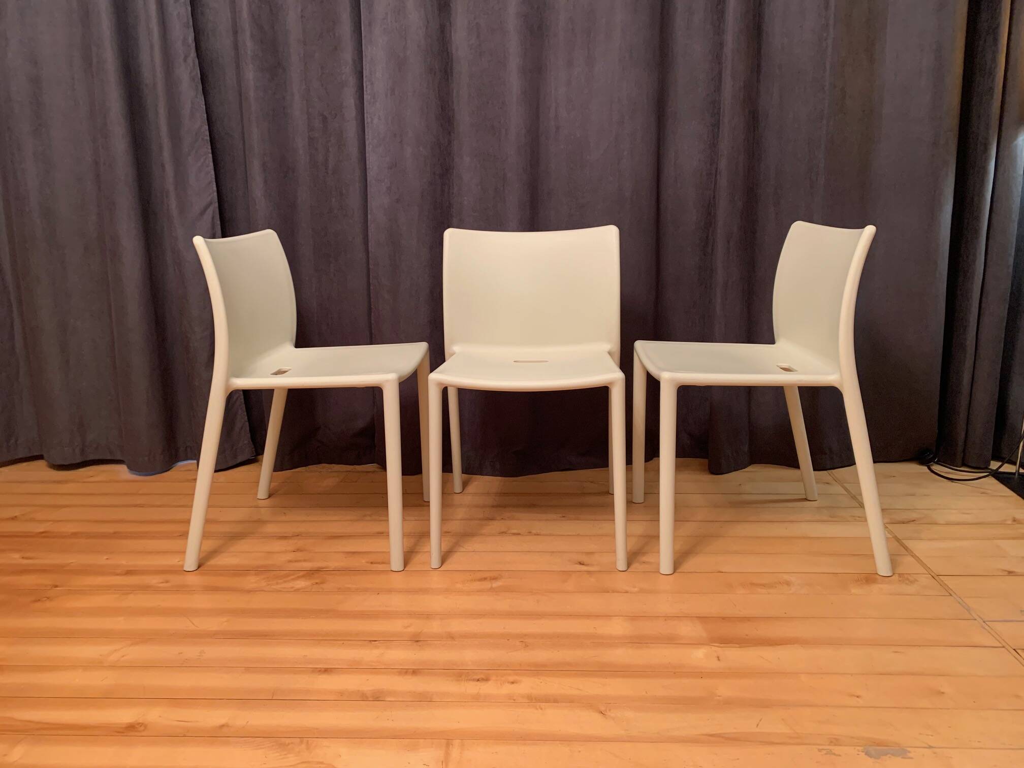 Set of three Air-Chair chairs by Jasper Morrison, Magis, Italy, 1990s