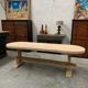Table de monastère pieds patinés