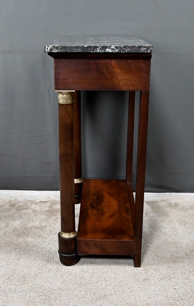 Petite console en acajou, style Empire – XIXe