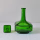 Green vintage sweet decanter