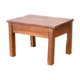 Small bedside table - side table in natural Burmese teak