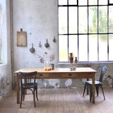 Vintage pine farm table