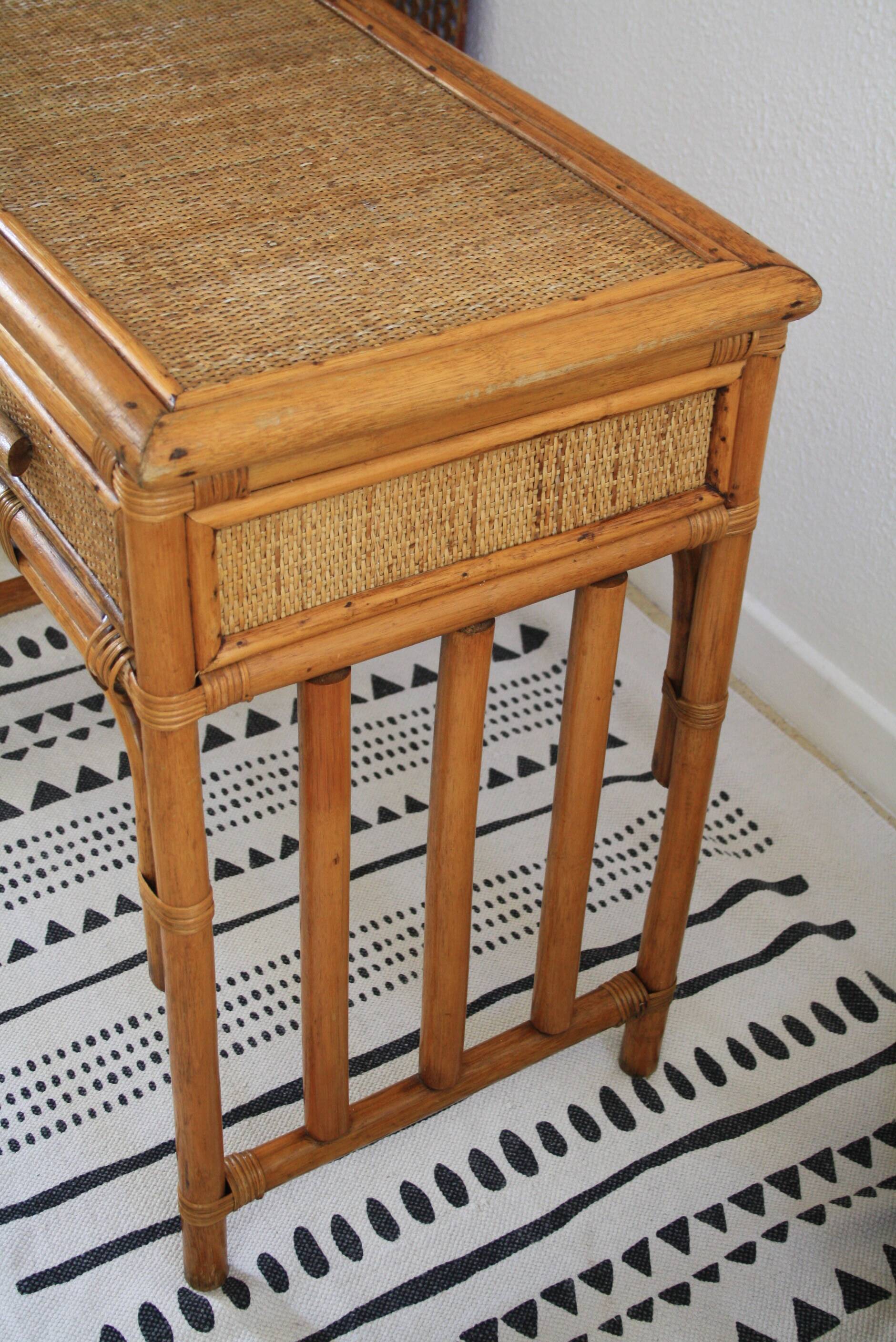 Dressing table or rattan desk