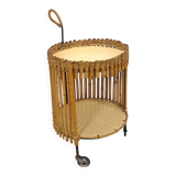 Bamboe trolley, bijzettafel