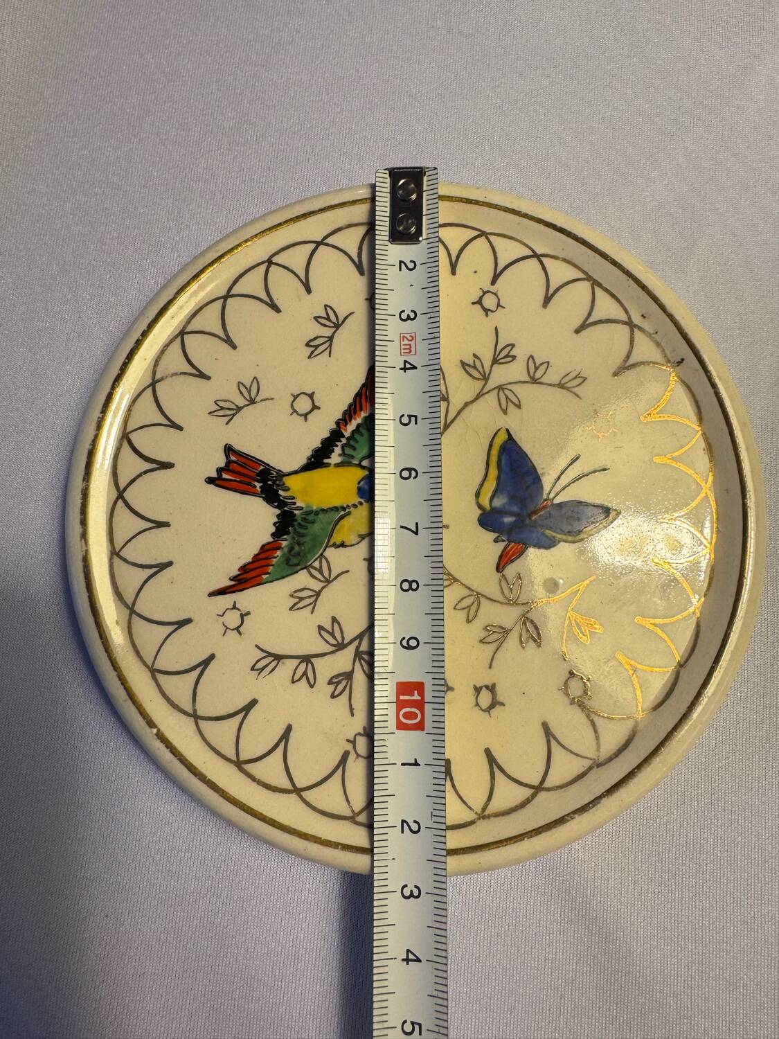 Bottle coaster, Longwy, 20th century