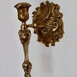 Swedish wall sconce in brass, mid-20th century.