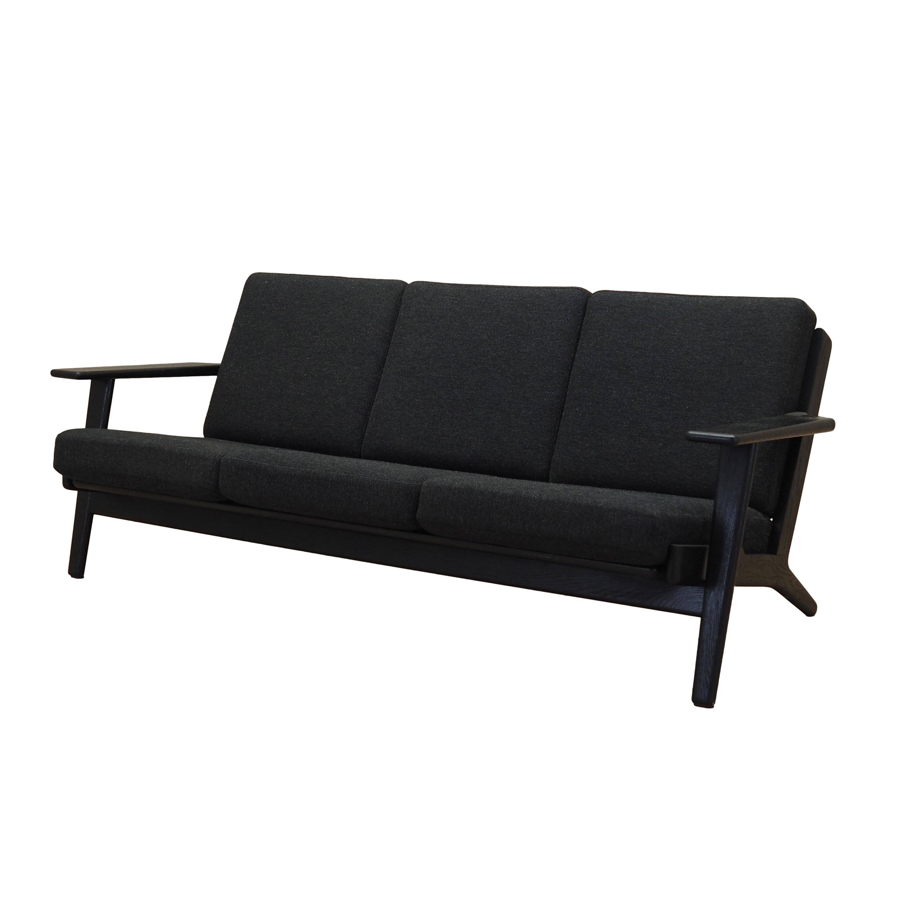 Oak sofa, Danish design, 1960s, designer: Hans. J. Wegner, production: Geta