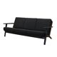 Oak sofa, Danish design, 1960s, designer: Hans. J. Wegner, production: Geta