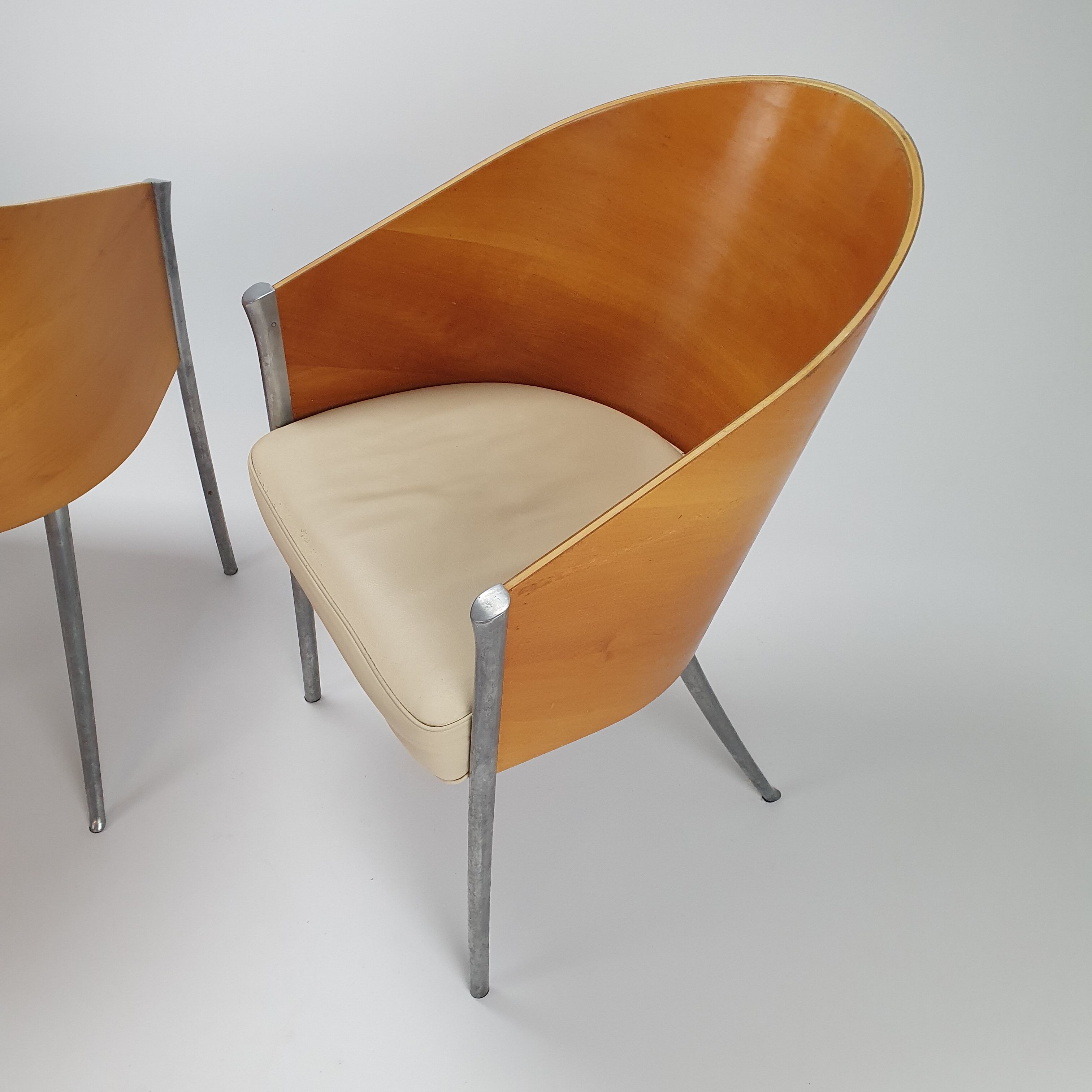 Set of 4 King Costes Dining chairs by Philippe Starck for Aleph, 1980s