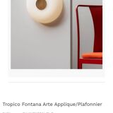 Murano glass wall light, Fontana Arte 1960