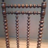 Napoleon III low chair in red velvet