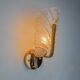 "Leaf" sconces by Carl Fagerlund, Murano glass, Germany, 1970