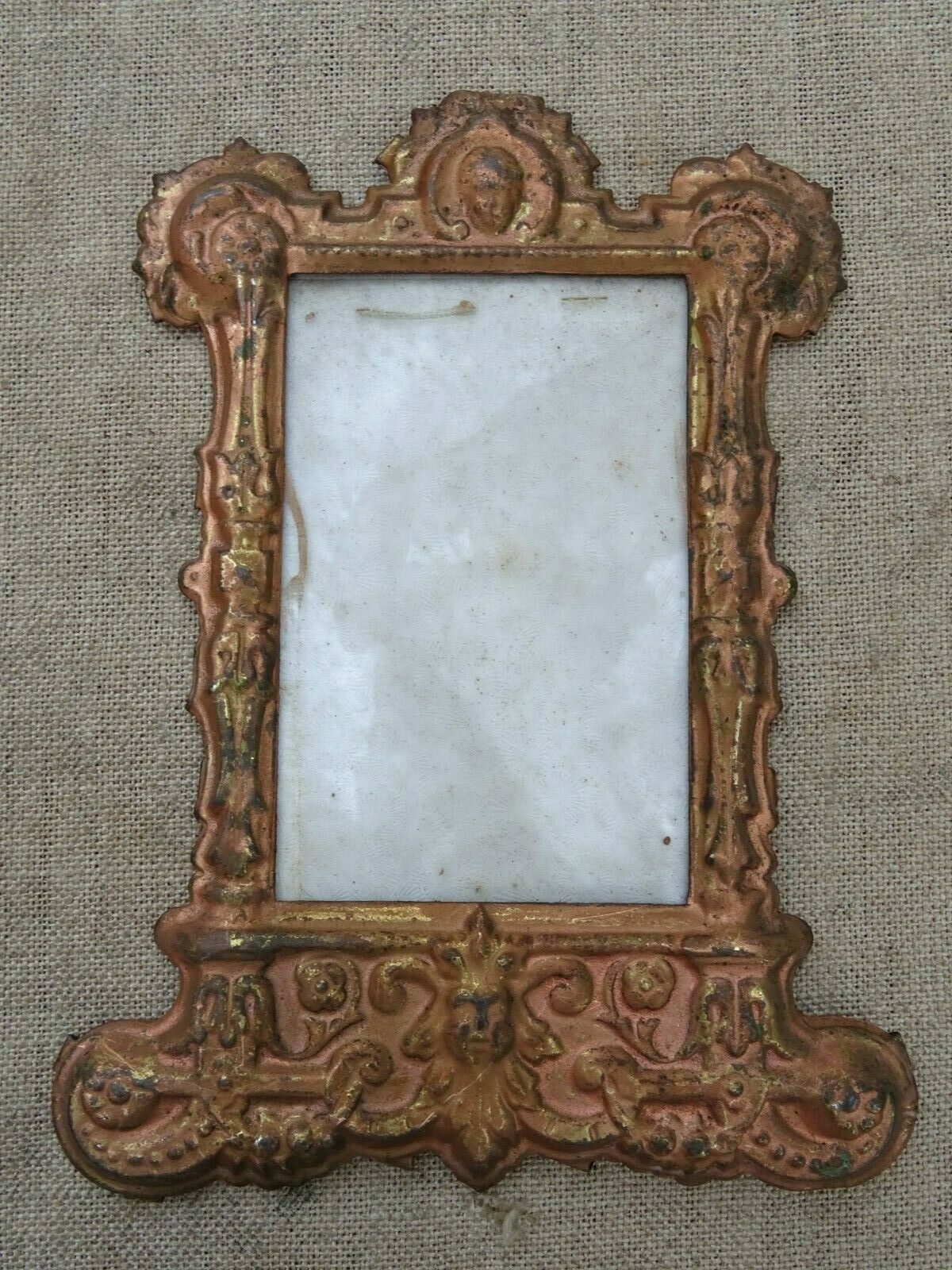 Set of 3 old tin frames stamped late nineteenth century