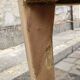 Table de ferme 2 tiroirs peuplier et chataignier