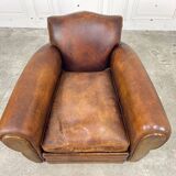 1950 leather club armchair