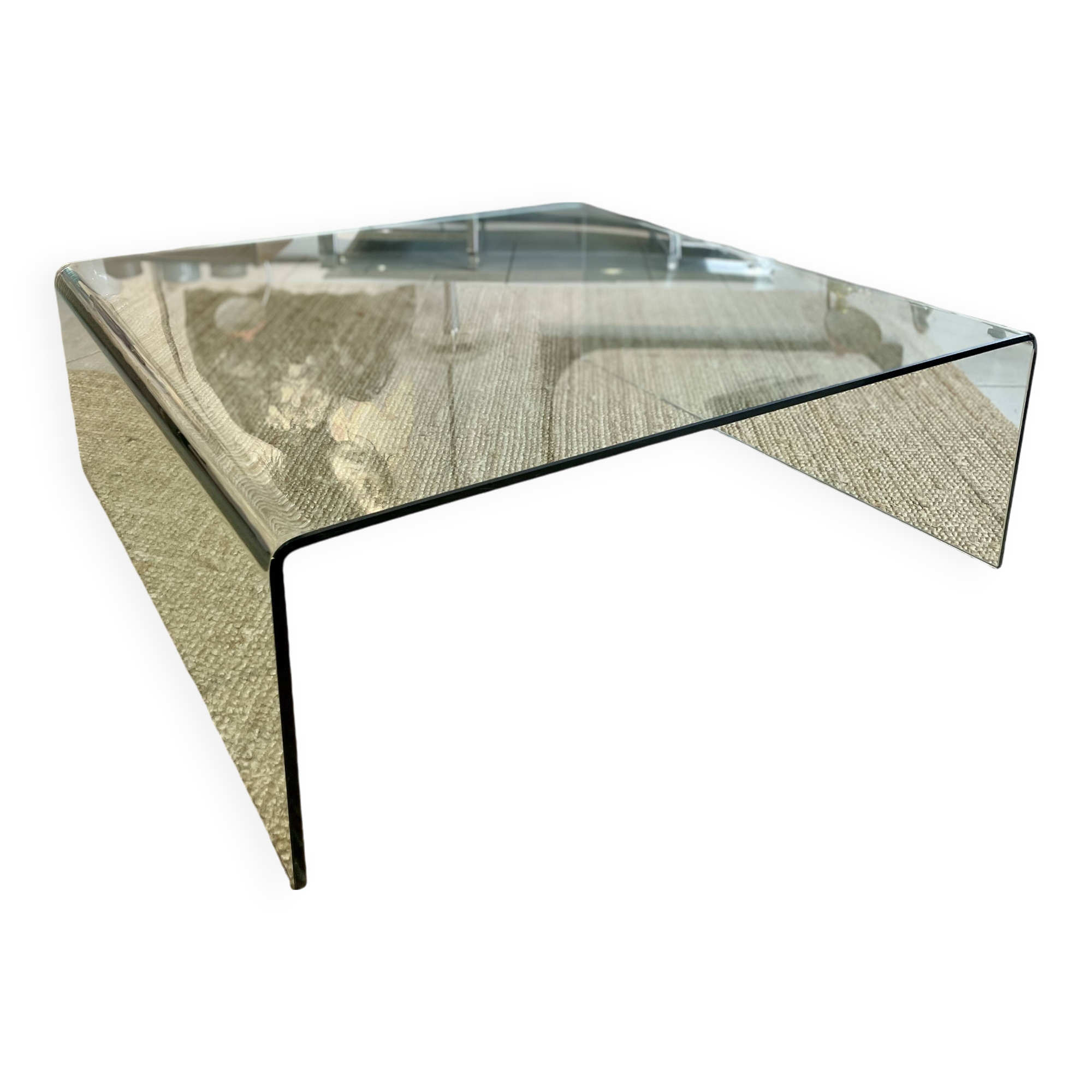 Tempered glass coffee table