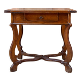 Nineteenth-century fruit wood desk table