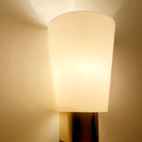 Pair Vintage Wall Lamp Limburg, Golden Brass Glass, 70s