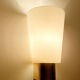 Pair Vintage Wall Lamp Limburg, Golden Brass Glass, 70s
