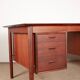 Bureau de Direction Danois en teck par Gunnar Nielsen Tibergaard 1960.