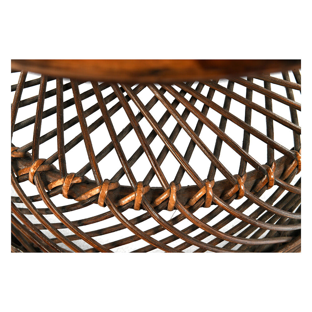 Peacock "emmanuelle" wicker armchair