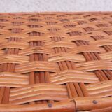 Vintage wicker rattan table