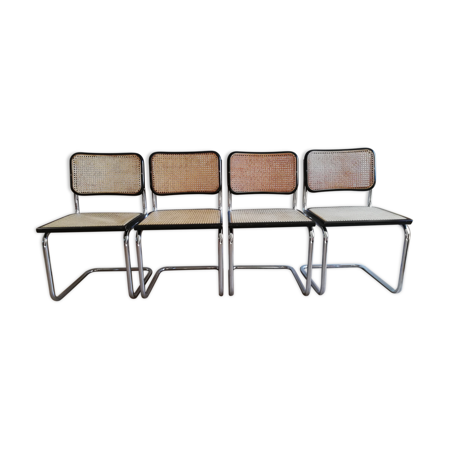 Set of 4 chairs B32 Marcel Breuer