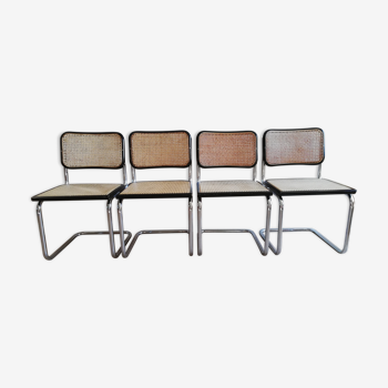 Set of 4 chairs B32 Marcel Breuer