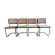 Set of 4 chairs B32 Marcel Breuer