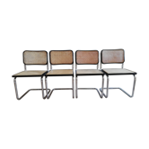 Ensemble de 4 chaises B32 Marcel Breuer