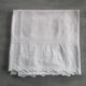 Antique embroidered pillowcase: 77x77cm
