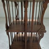 Art Nouveau style revolving bookcase