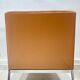 Pair of camel leather drivers by Florence Knoll