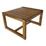 Vintage Wooden Coffee Table Karin Möbring for Ikea 70's Design