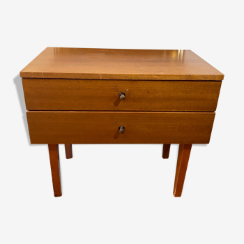 Scandinavian bedside table from the 1960s