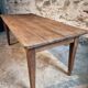 Antique French oak dining table – circa 1900 – farmhouse table with drawer