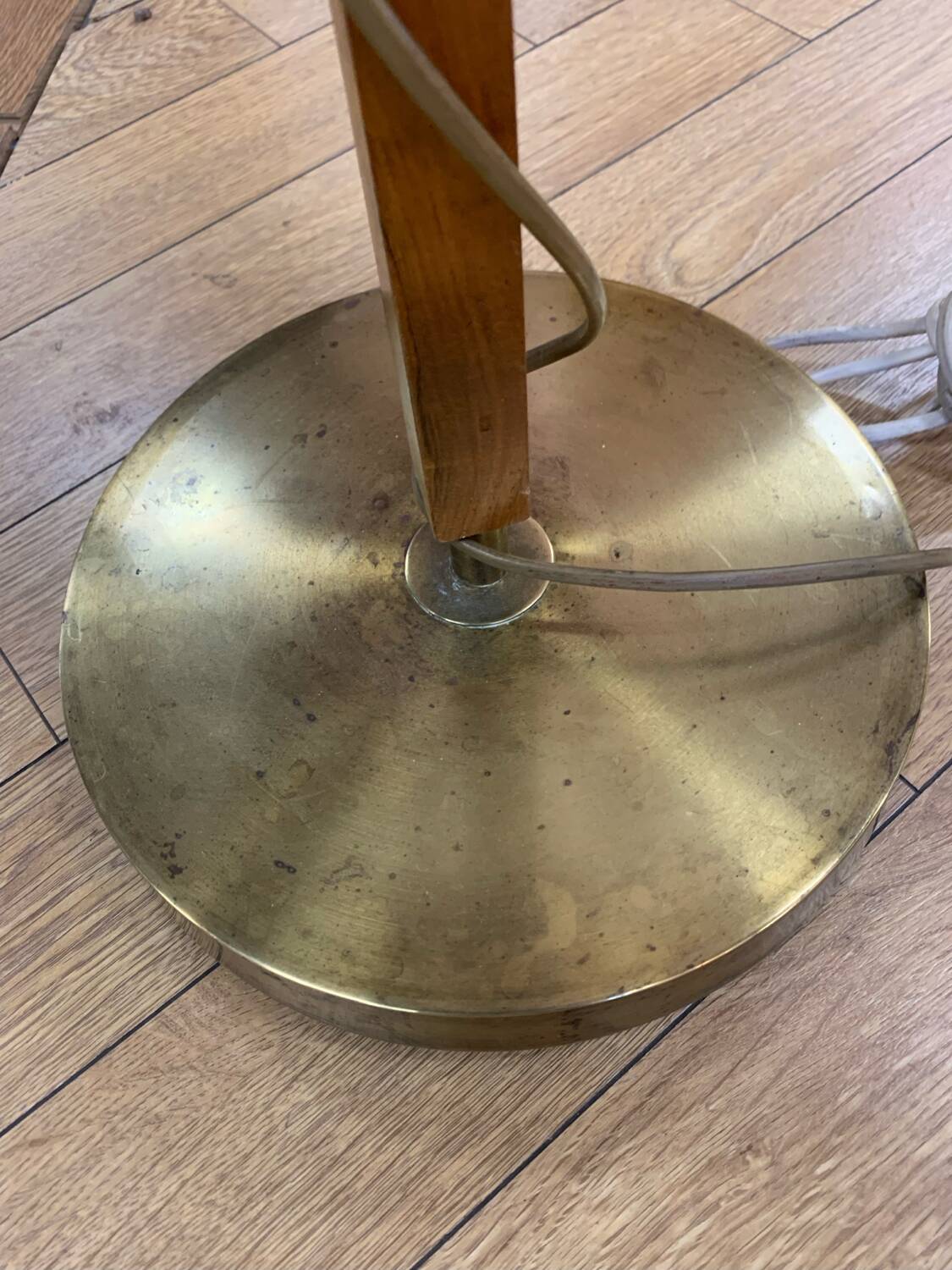 Metal floor lamp, Falkenberg Belysning, Sweden, 1950