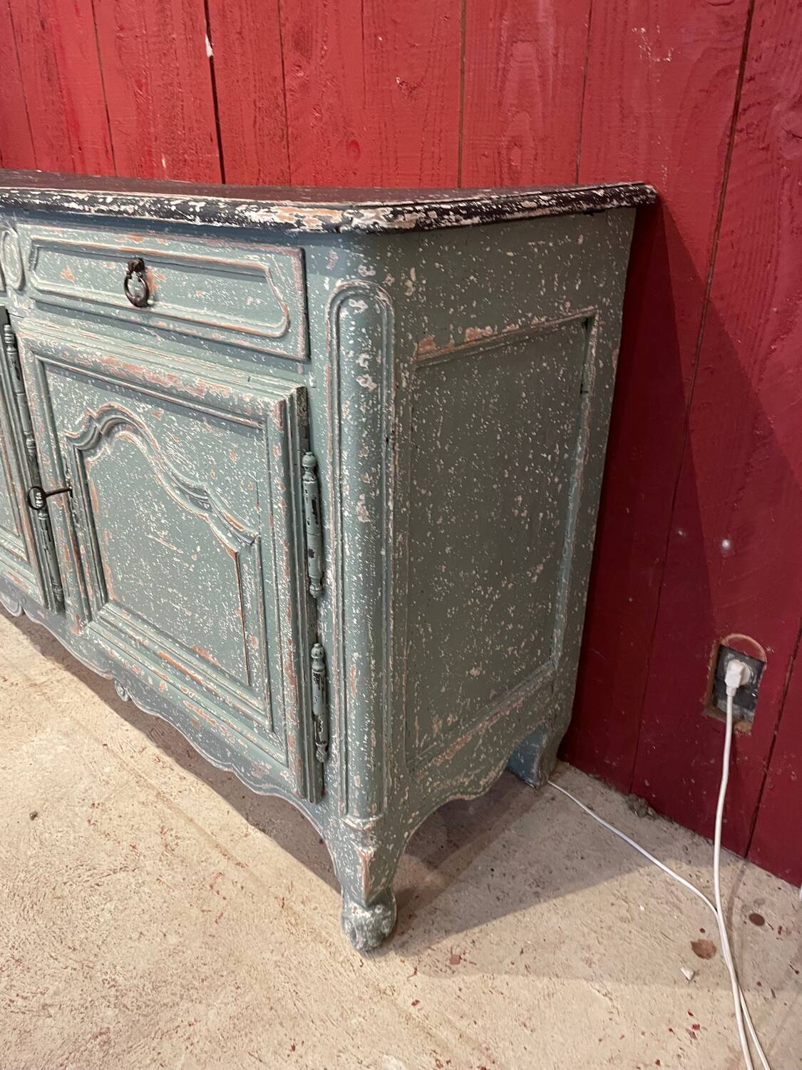 Eighteenth-century walnut sideboard.