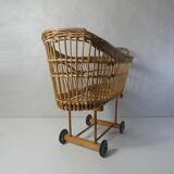 Rattan pram
