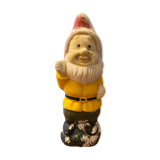 Ancient terracotta garden gnome