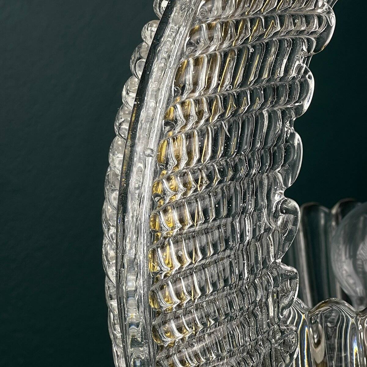 Murano chandelier by Ercole Barovier for Barovier & Toso, 1930s