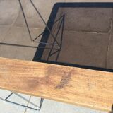 Coffee and high trestle table
