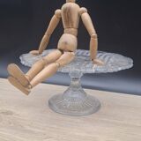 Manage D26 transparent glass cake dish