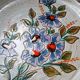 Vallauris 1970, hand-made terracotta plate
