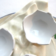 Egg dish or egg dish in slip trompe l'oeil signed GD Paris Deposited