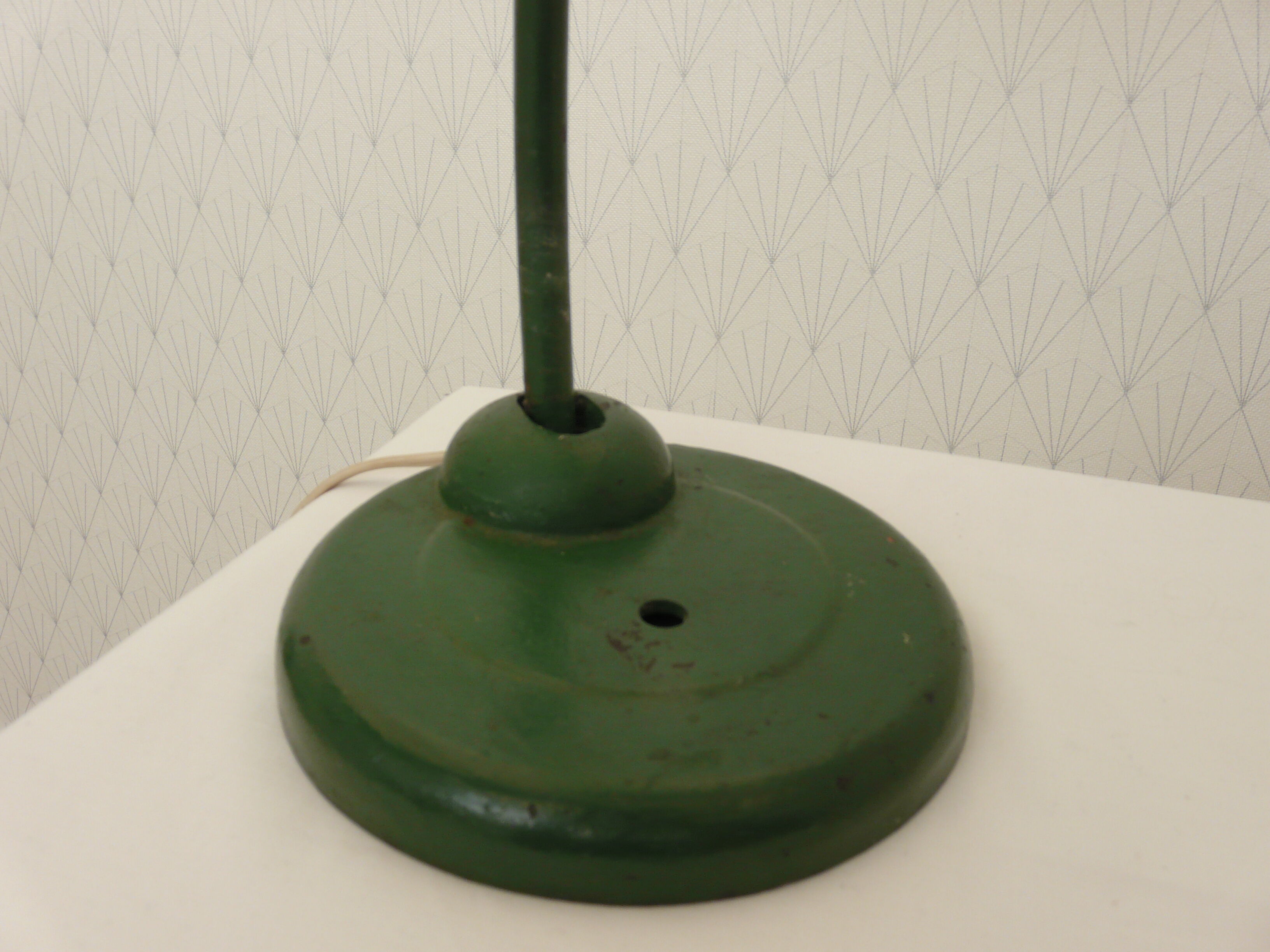 Lampe verte provenant de Russie, des années 50